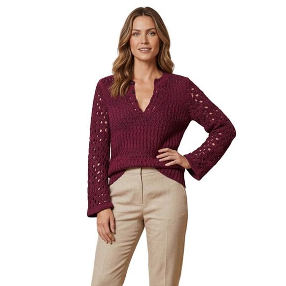 CHANEL Sweaters - Chanel Knit Sweater 2014 Runway US 8 Luxury Style